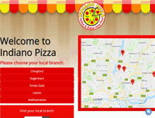 Tablet Screenshot of indianopizza.com